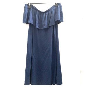 Navy dress/beach cover up - size small
